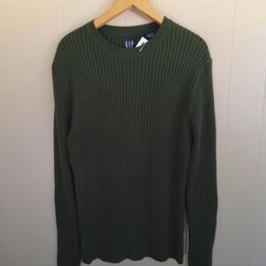 New GAP Mens Sweater, Dark green, Size L